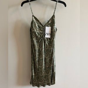 zara silk dress - never worn